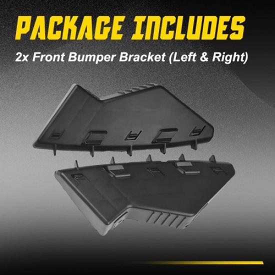 Black Bumper Support Bracket Retainer Front For 2013-18 Hyundai Santa Fe Sport A