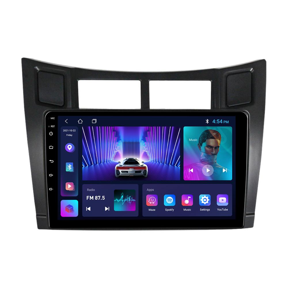 9inch Automotive Multimedia Car Radio for Toyota Yaris XP90 2005 - 2012 Touch Screen Android GPS Navigation 4G 2din Head Unit