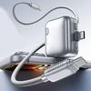USB C Charging Separator Adapter with Automatic Full Charge Disconnect Support 240W 1.5m Cable for Phone Tablet Laptop