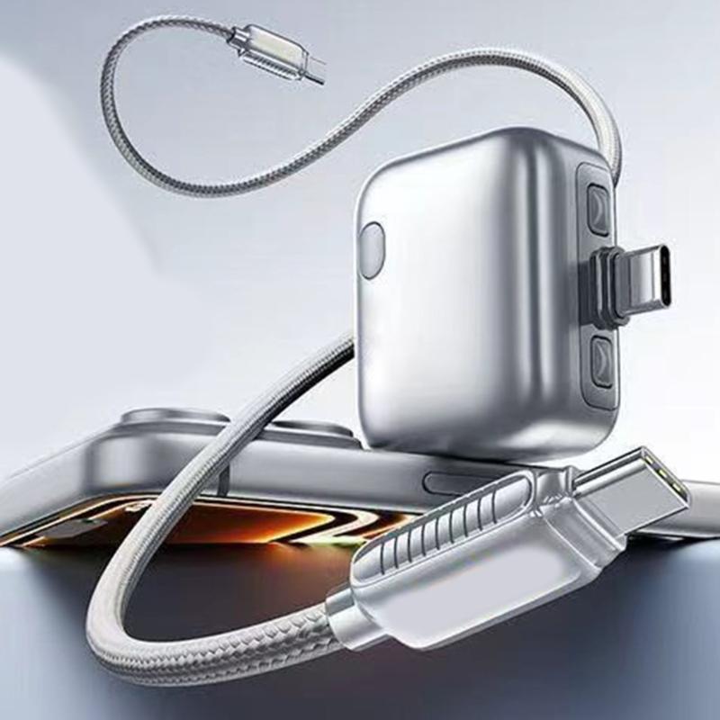 USB C Charging Separator Adapter with Automatic Full Charge Disconnect Support 240W 1.5m Cable for Phone Tablet Laptop
