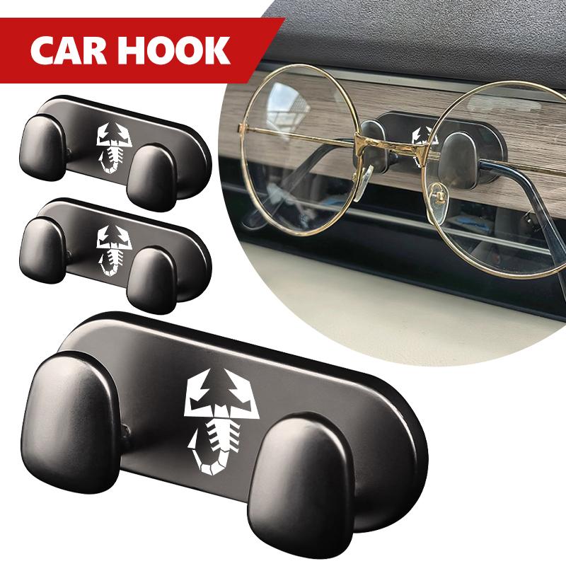 Car Seat Headrest Hook Multi-use GWEW Hanger Bag Clothes Hooks For Abarth 500 FR FIAT Linea Panda DobloAlbea Astra Bravo