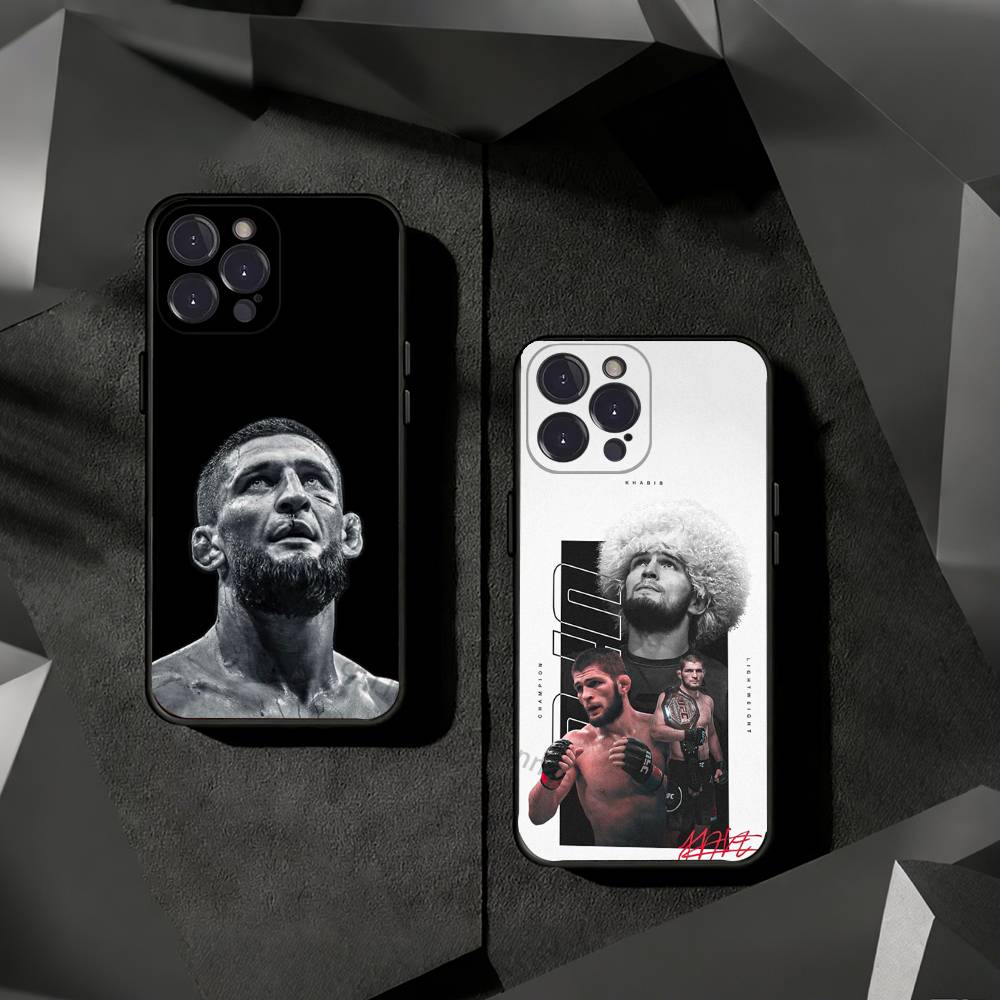 Khabib Nurmagomedov Phone Case for iPhone 11Pro 13 12 11 Pro Max 16e 17 Air 16 15 14 Plus 11ProMax