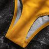 Men's Sexy Cotton Thong Low Waist Leak Hip Sports Panties Men Underwear with Convex Groove