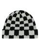 MAHAGRID Checkerboard Beanie White/Black(Mg2Efmab37A)