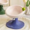 Ceramic Cat Bowl Height Adjustable Pet Drinking Feeder Dog Food Feeding Basin Neck Protection