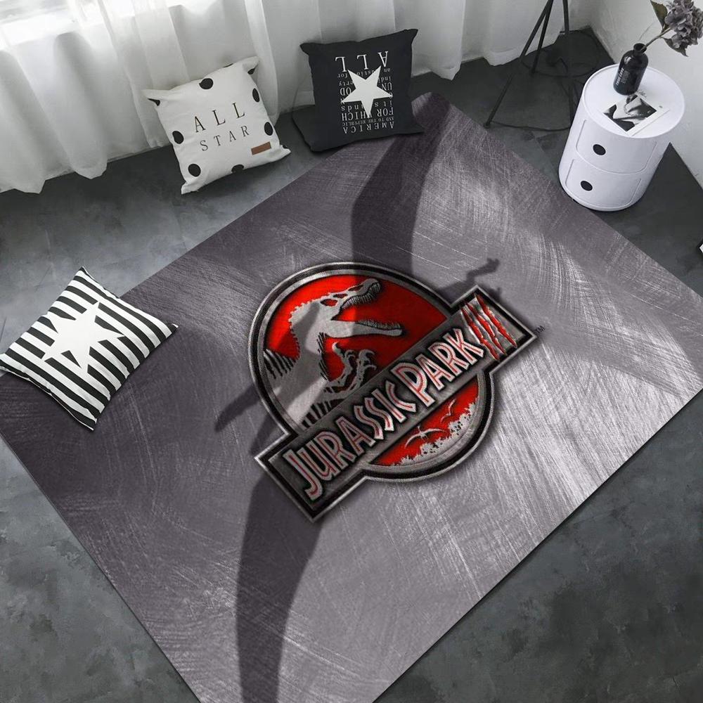 Jurassic Park Room Mats Washable Non-Slip Living Room Sofa Chairs Area Mat Kitchen Alfombra