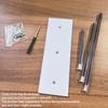 1pc Acrylic Hair Ribbon Organizer Multipurpose Jewelry Hair Loop Storage Rack Hair String Display Rack Transparent Headband Rack