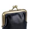 Cartera Pequeña Retro de Cuero de Vaca Encerado para Monedas para Mujer