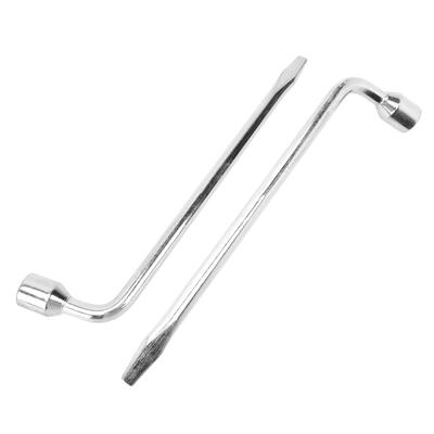 2 adet 21mm Araba Yedek Lastik Bijon Anahtarı L Tipi Altıgen Anahtar Oluklu Uçlu Lokma Bijon Anahtarı Araba için