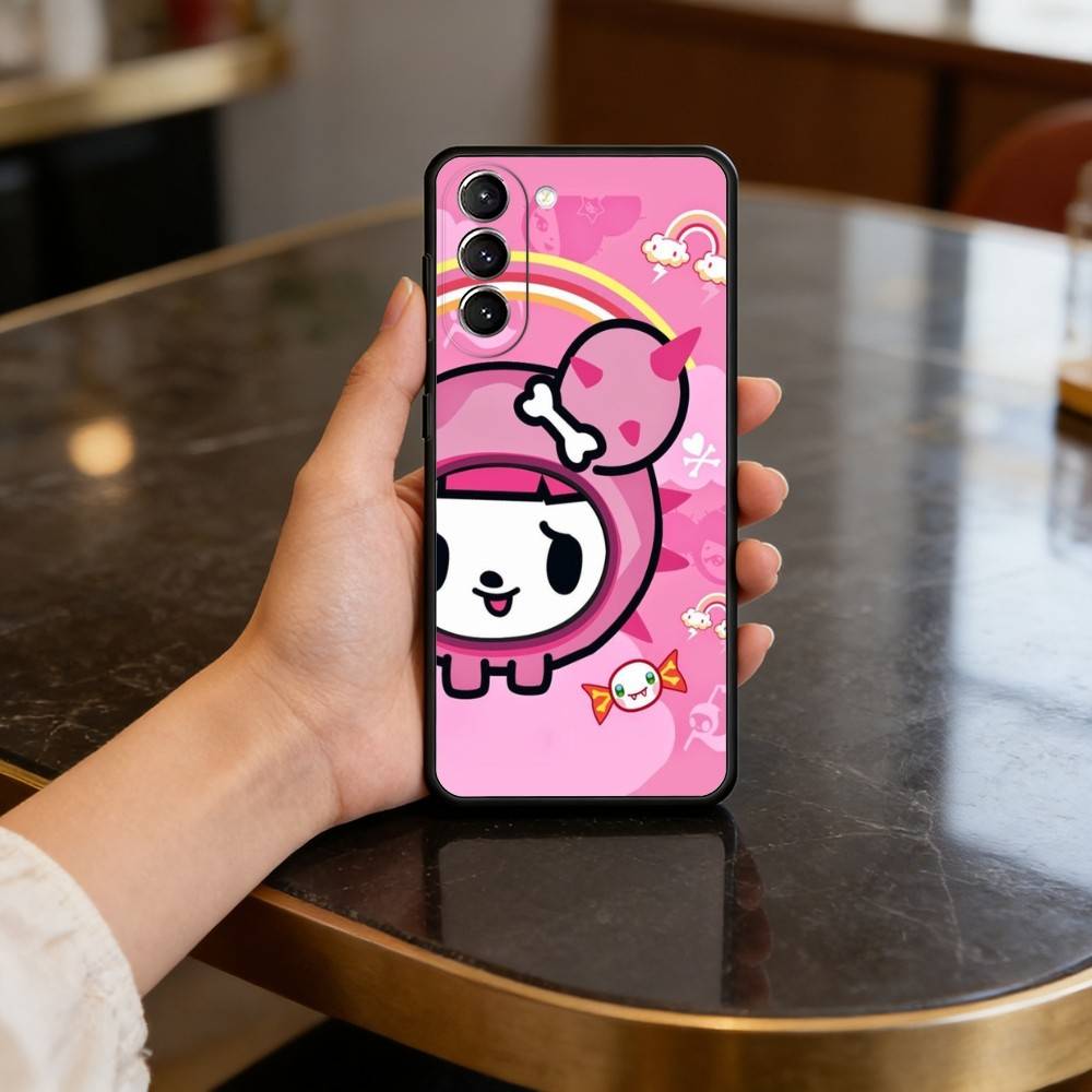 Japan T-Tokidokis CUTE Case for Samsung Galaxy S21 S25 FE S24 S23 Ultra S20 S9 S22 Plus S10 TPU Cover