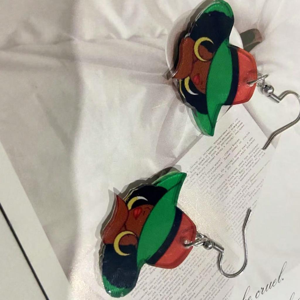 1 Pair of European and American Ballet Dancing Earrings Women's Creative Niche Earrings School Graduation Season Teacher Gift Jewelry