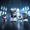 Mihoyo Suplay Genshin Fatui Harbinger  Mihoyo Game Anime Figurine Collectibles Merchandise  Gift For Kidss Ornaments