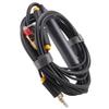 ABUO-2X Digital To Analog Audio Conversion Cable, Digital SPDIF/Optical & Coaxial To Analog L/R RCA Audio Cable For /PS5