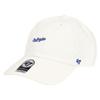Forty Seven 47 Cleanup Cap, Baserunner, Script Mini Logo, Dad Hat, Unisex, Los Angeles, White [Parallel Import]