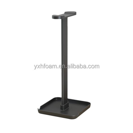 Hot Sale Headphone Stand Headset Holder New Earphone Stand Headrest Solid Base for All Headphones Size чёрный
