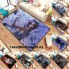 Ghostblade Print Creative Pattern Non Slip Carpet Camping Cushion Doormat Game Area Carpet Anime Room Decor Kawaii Rug Yoga Mat