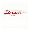 3D Metal Ibiza Car Letter Stickers Rear Trunk Emblem Accessories