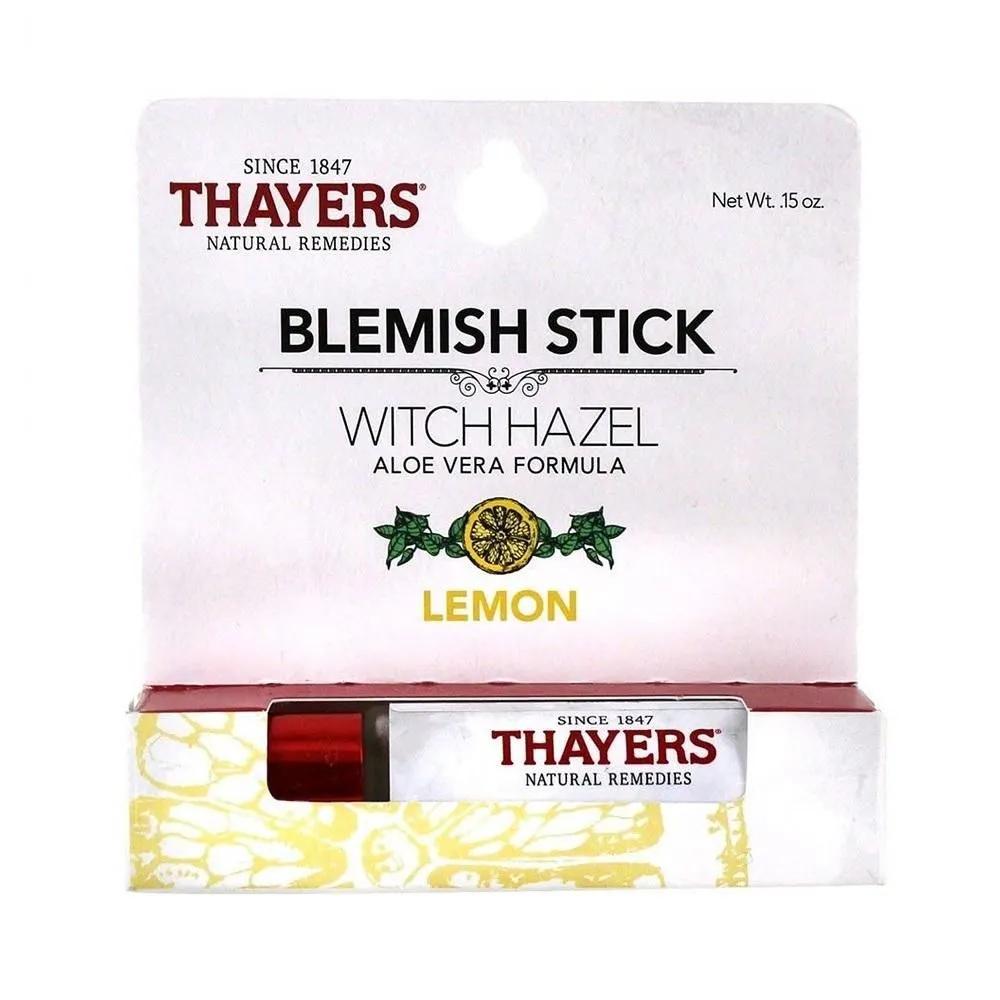 THAYERS Blemish Stick 1 Pack Lemon Oil THAYERS Lemon Oil Control Blemish Stick, 0.23 Ounce