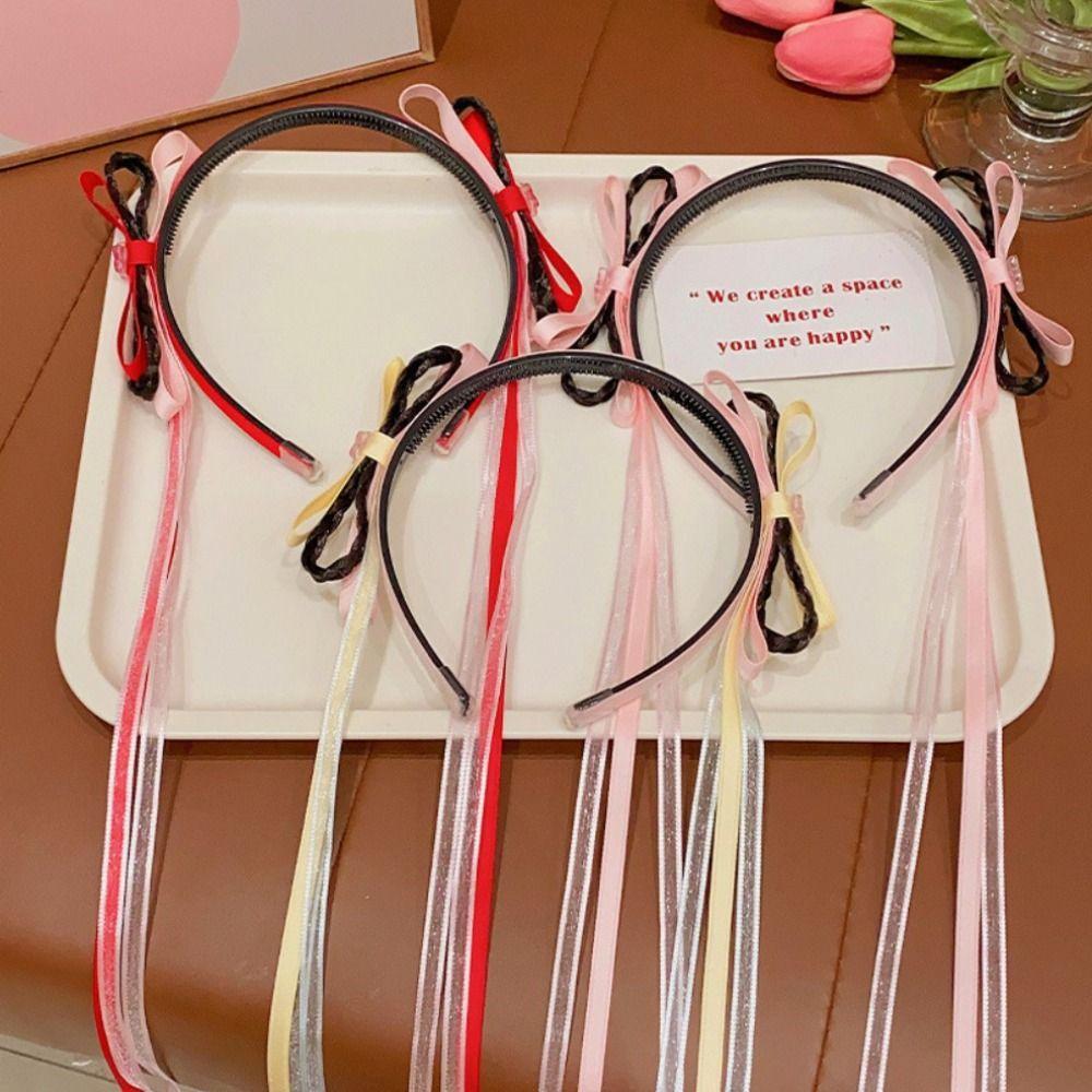 

Tassel Children s Headband Bow Hanfu Hair Hoop Princess Chinese Style Hair Band Girls