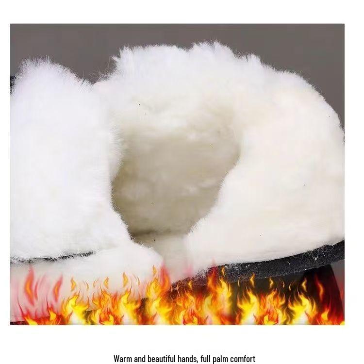 Women's British Style Velvet-Lined Martin Boots – Versatile, Warm, Thick-Soled, Short Boots for Autumn and Winter.