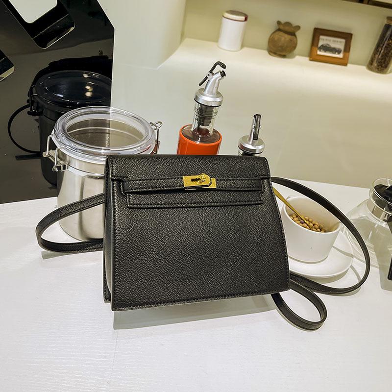 Damska 2024 Jesień/Zima Miękka Skóra Wszechstronna Torba na Ramię i Przez Ciało Mała Kwadratowa