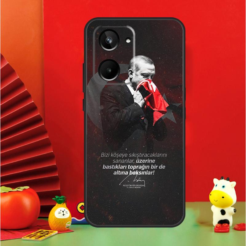 President Turkey Recep Tayyip Erdogan For Realme 15 Pro GT7 GT6 10 11 12 13 14 Pro Plus C67 C63 C61 C55 C51 C53 C35 C75 C65 Case