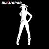 BLKUOPAR Sexy Cowboy Girl Car Stickers Fashion Vinyl Decal Waterproof DIY Die Cut Bumper Motorcycle Car Decoration