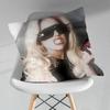 Singer LLady GGaga Cool Pillowcase for Sofa Room Office Decor Printing  Merchandise AllMatch Cushion Cover