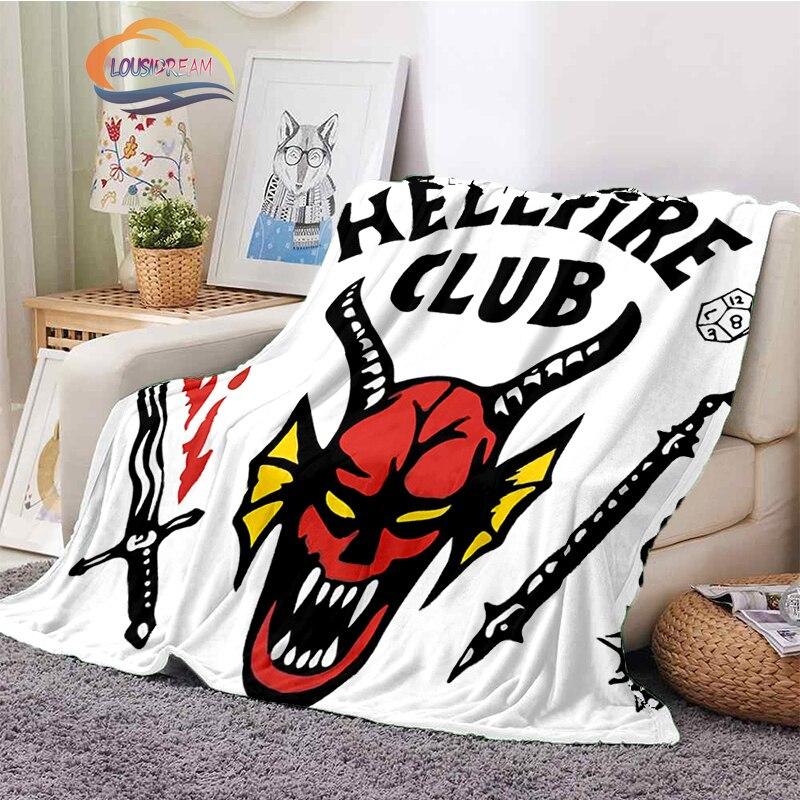 Stranger Things blanket 3D print Halloween Stranger Things blanket newest Popular Horror drama Sofa bed blanket Camping blanket