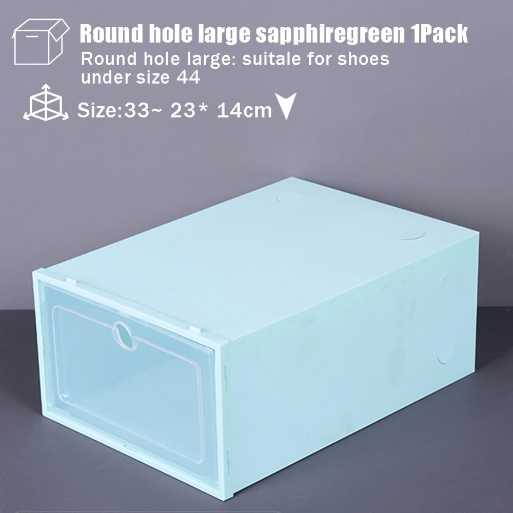 

Коробка для хранения обуви Прозрачный органайзер с выдвижными ящиками Коробка для обуви Шкаф для обуви Пластиковая штабелируемая коробка Отдельное хранение Простая полка для обуви