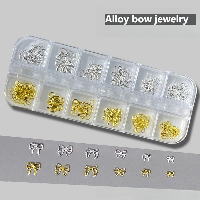 Nail Rhinestones Flatback Gold Silver Pearl Beads Nail Charms Caviar Ball for Nail Art Decorations 3D Nail Jewelry ,Christmas