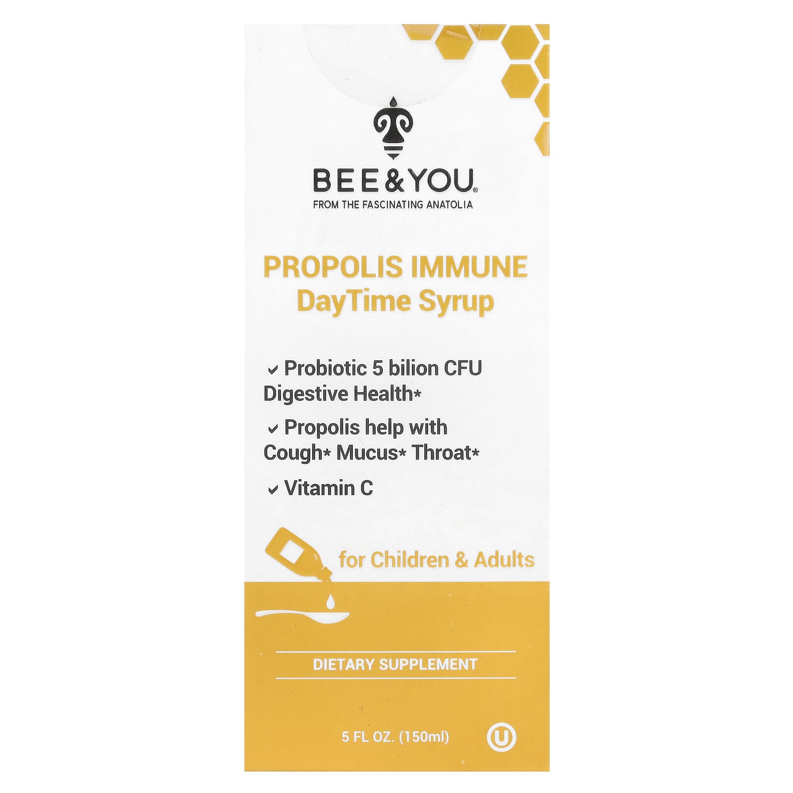

Bee & You, Propolis Immune Weekly Syrup, 150Ml(5Fl Oz)