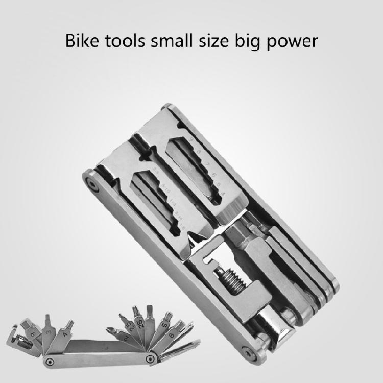 Reliable 15 Function Bike Repair Tool Kits Multi Tool  for Cycling Enthusiasts