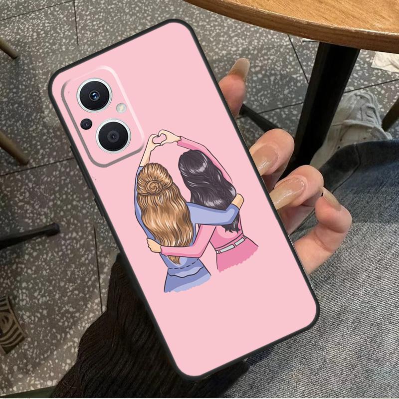Best Friends BFF Matching For OPPO Reno 10 11 12 13 14 Pro 7 8 Lite 8T 11F 12F 13F 14F OPPO Find X8 X9 X5 X6 Pro Case