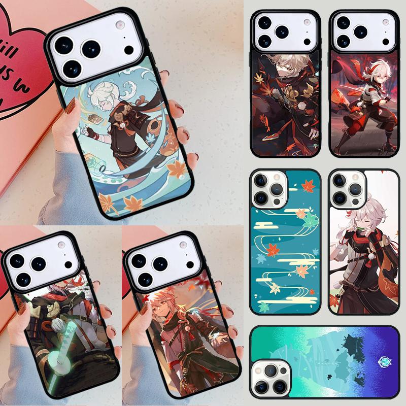 Genshin Impact Kaedehara Kazuha soft Phone Case For iPhone 17 Air 14 15 13 12 Max Cover For Apple 16 16e 11 Pro Max Plus Coque