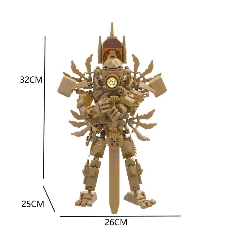Guitar Audio Monitor King 4.0 Brick Titan New Series Skibidi Toilet ClockMan 5.0 Building Blocks Set Toys For Kids Birthday Gift