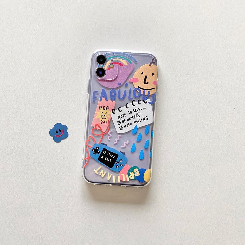 Ins Tuya Game Machine 17 Suitable for 16Pro Max Apple 13 Mobile Phone Case IPhone 15plus Soft Case Transparent