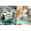 Stainless Steel Corner Sink Shelf With Triangular Open Wire Rack For Sponges Soap Plates Cups Dish Drying Rack Kitchen Counter