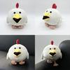Cute Gun Chicken Stuffed Animal Plush Cuddly Toy For Children Play Decor Bedroom