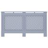Radiator Cover - VIDAXL - Anthracite - MDF - Storage Space for Books and Ornaments