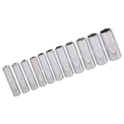11Pcs Hex Key Socket Wrench Hexagonal Sleeve Adapter Wrench Ratchet Spanner Tool Part for Automotive Household