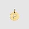CARLIDANA Classique Minimaliste Alphabet 26 Breloques Lettres en Cristal Collier Pendentif Rond Lettre Acier Inoxydable Collier DIY