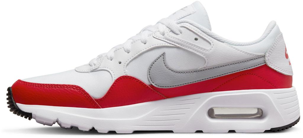 Кроссовки Nike Air Max SC (CW4555-107) белый/ волчий серый/ университетский красный/ черный