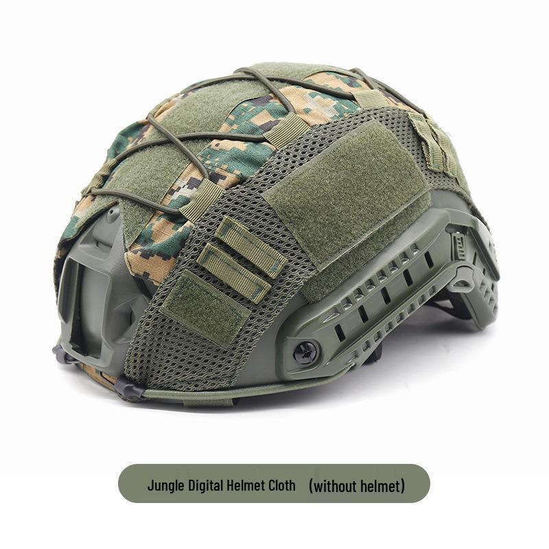 FAST Taktischer Helm Tarnabdeckung MK2: Schnellverschluss, Elastisches Seil, Mehrfarbig Anpassbar
