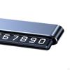 Car Phone Number Card Decoration for Dashboard Hidden Plate