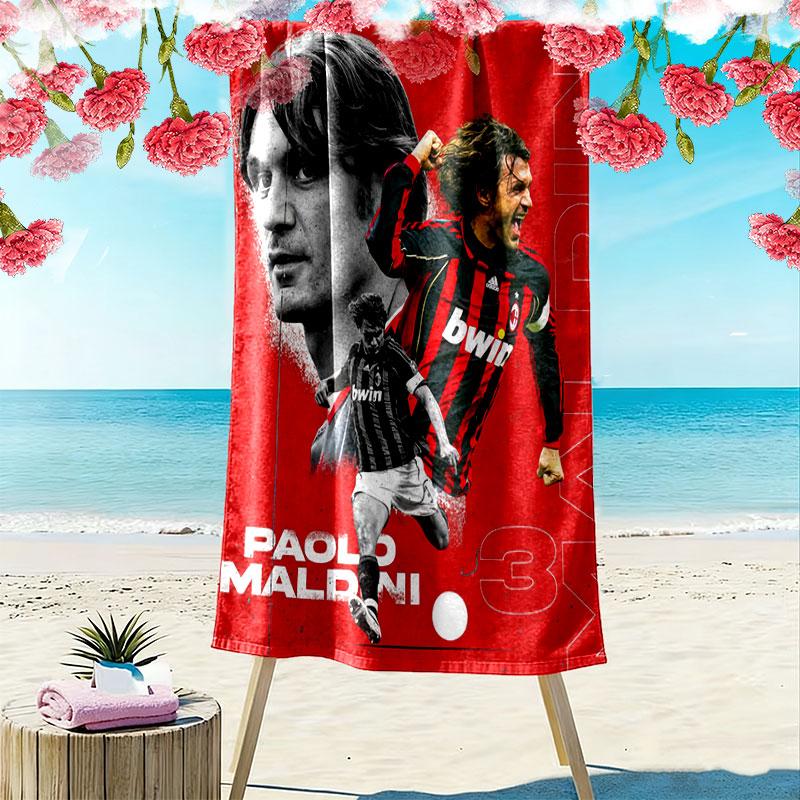 Milan Print Beach Towel, Large Soft Quick Dry Towel for Beach Camping Swimming