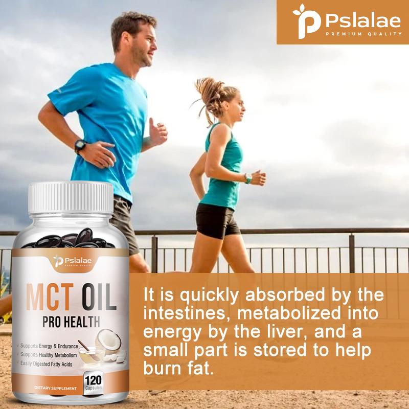 Pslalae Medium-chain Triglyceride Softgels Help Boost Energy and Endurance, Support Metabolism, and Are Easily Digestible.