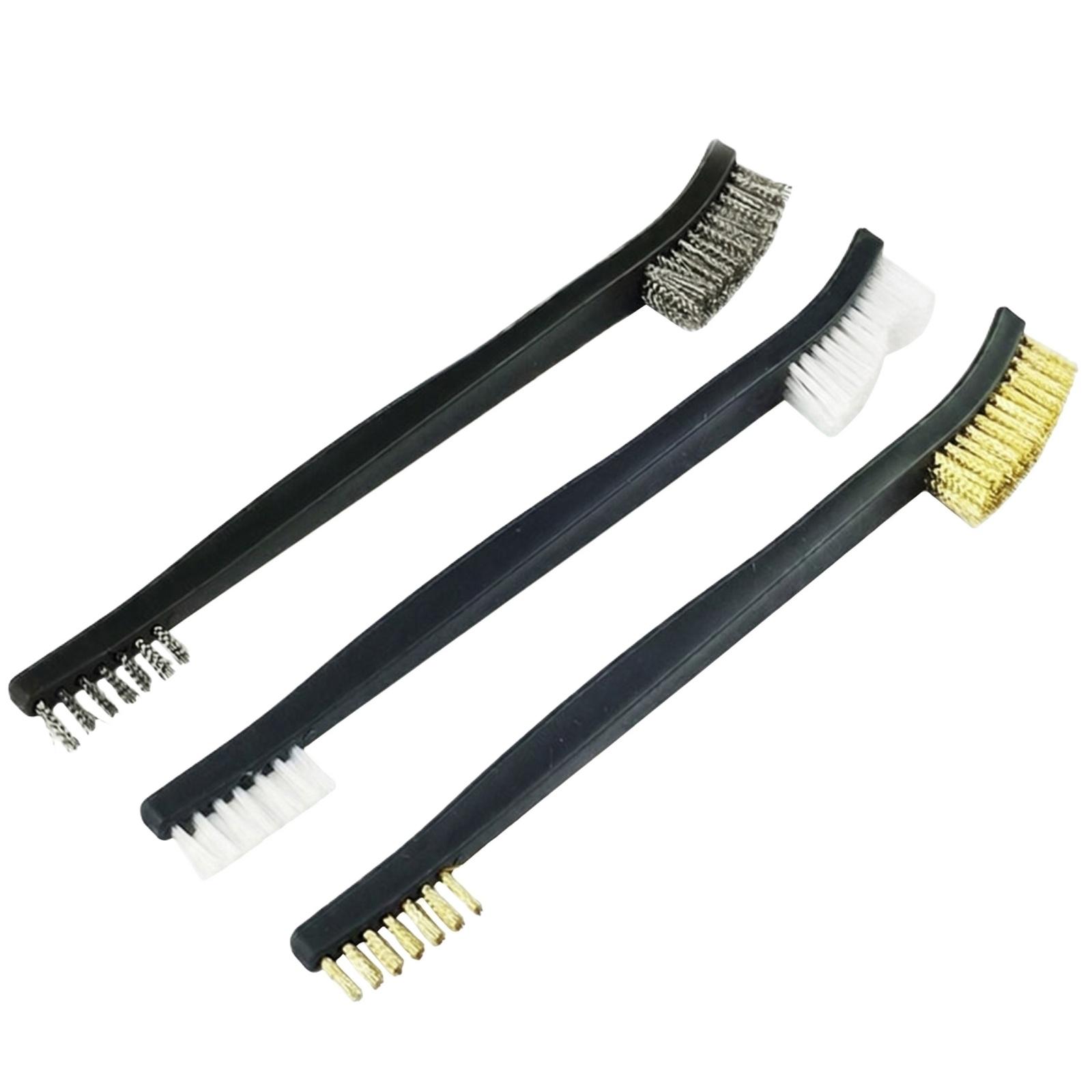 

Pipe Cleaning Brush Set for Household Spray Guns with Multiple Bristle Types Durable Handle for Effective Cleaning of Nozzles and Small Pipes One Size чёрный