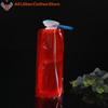 Foldable Water Bottles Flexible Reusable Travel Pouch Soft Flask Water Bag With Carabiner Clip