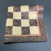Large 52cm/ 20.5-inch Championship Game Chessboard, Foldable and Rollable Soft Rubber Chessboard, Checkers Board